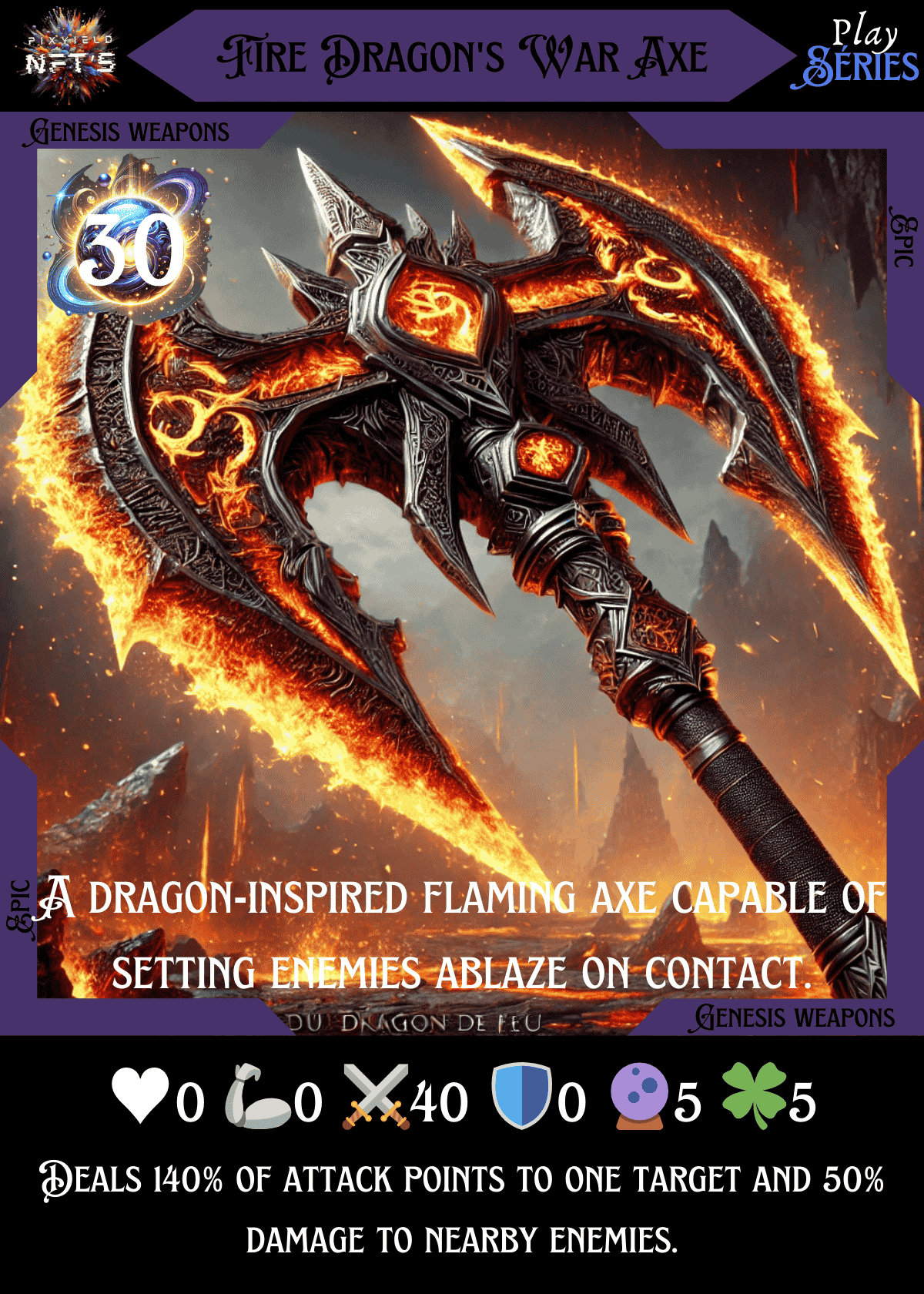 PixYield Genesis Weapons