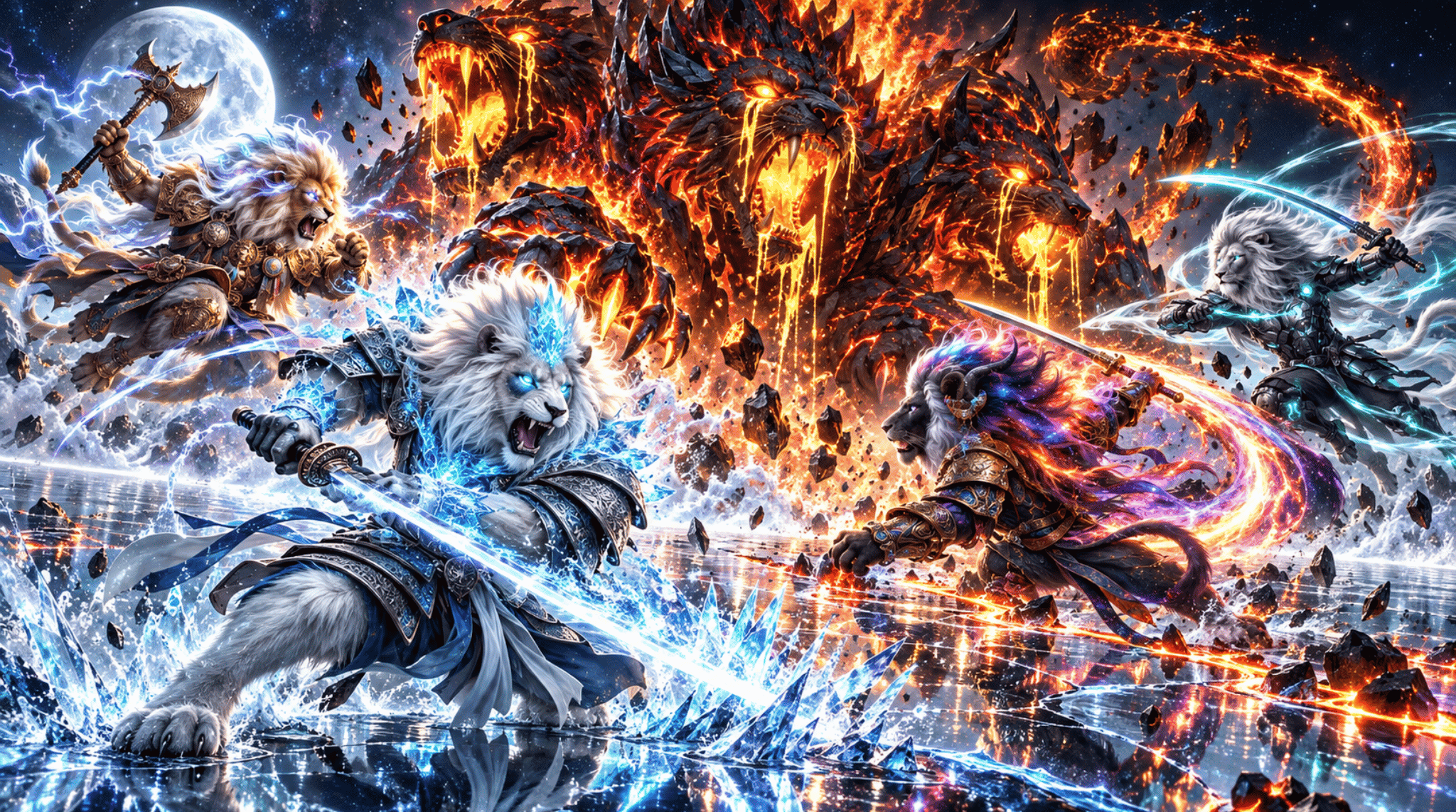 The Mirror of Molten Scars