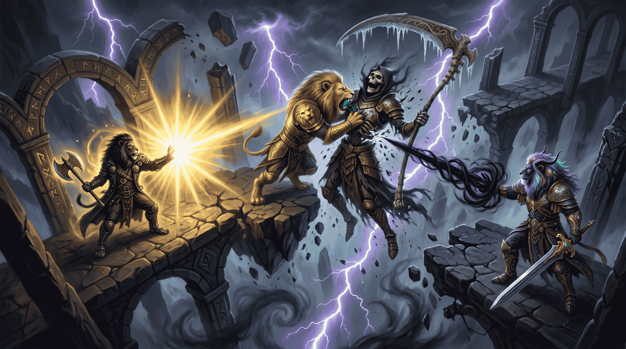 Round 1 of The Shattered Arch of Aethel-Ghar