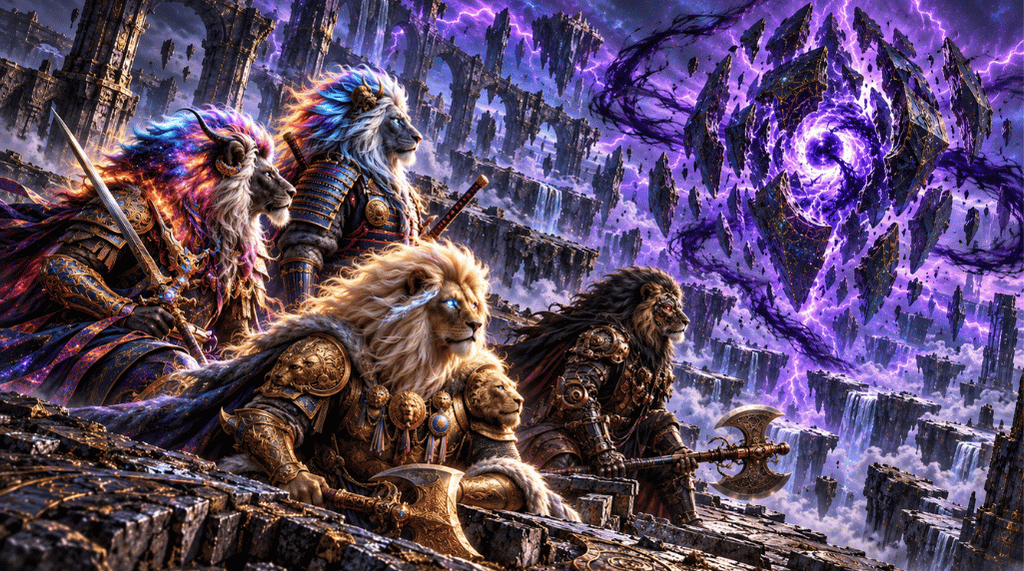 Combat scene from The Severed Core of Nihilos