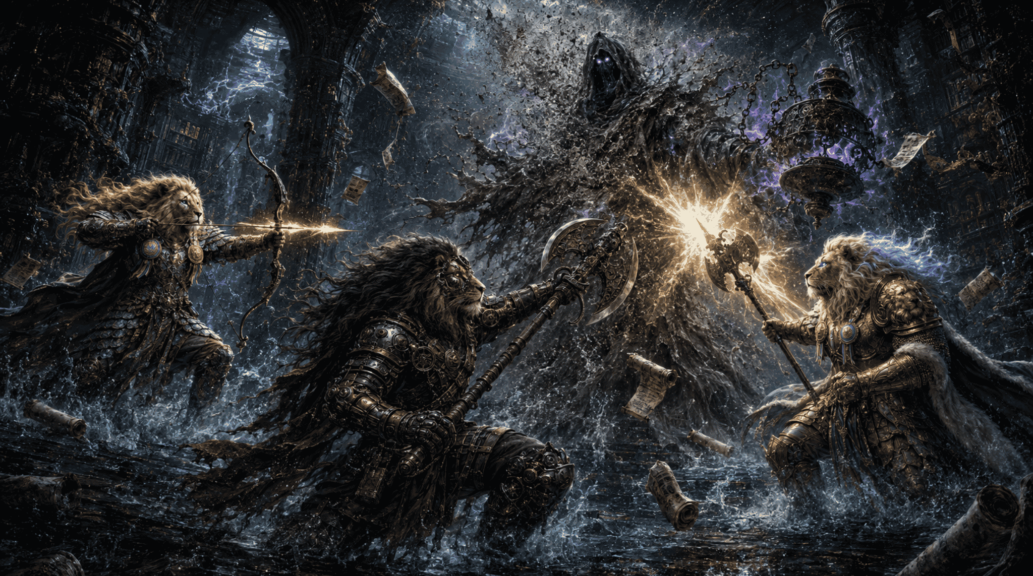 Round 1 of The Final Tide of the Sunken Scriptorium